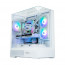 Zalman P40 Prism táp nélküli ablakos Mid Tower számítógépház fehér thumbnail