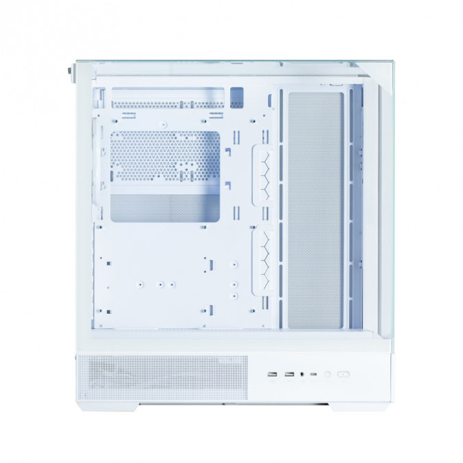 Zalman P40 Prism táp nélküli ablakos Mid Tower számítógépház fehér PC