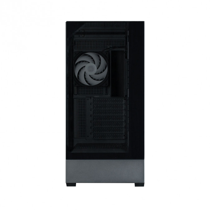 Zalman P40 Prism táp nélküli ablakos Mid Tower számítógépház fekete PC
