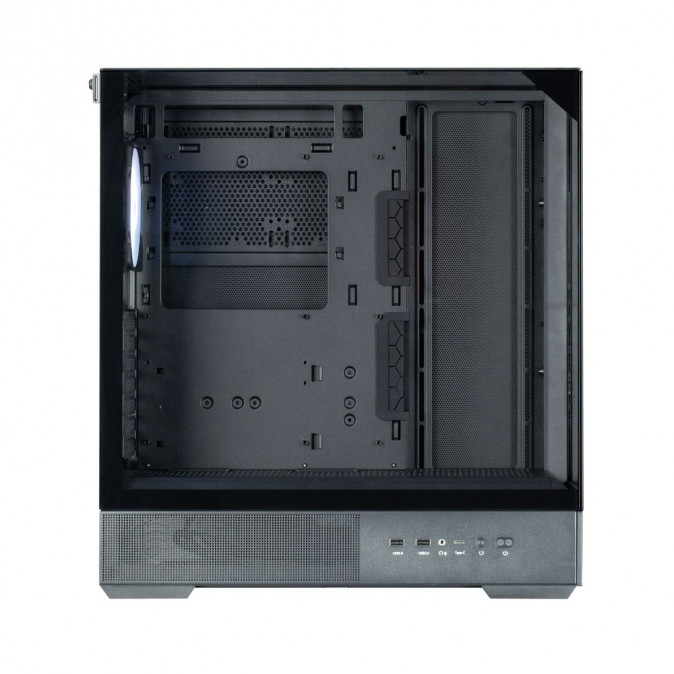 Zalman P40 Prism táp nélküli ablakos Mid Tower számítógépház fekete PC
