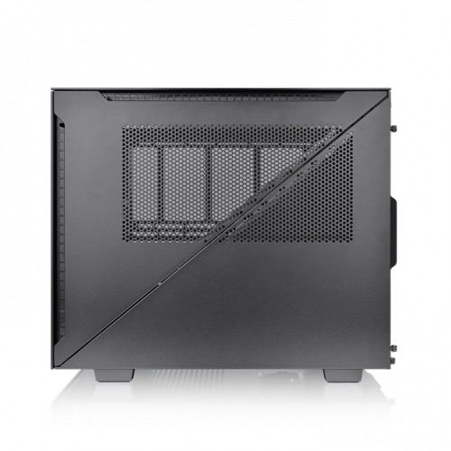 Thermaltake Divider 200 TG táp nélküli ablakos MT Mini Tower számítógépház fekete PC