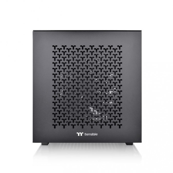Thermaltake Divider 200 TG Air táp nélküli ablakos MT Mini Tower számítógépház fekete PC