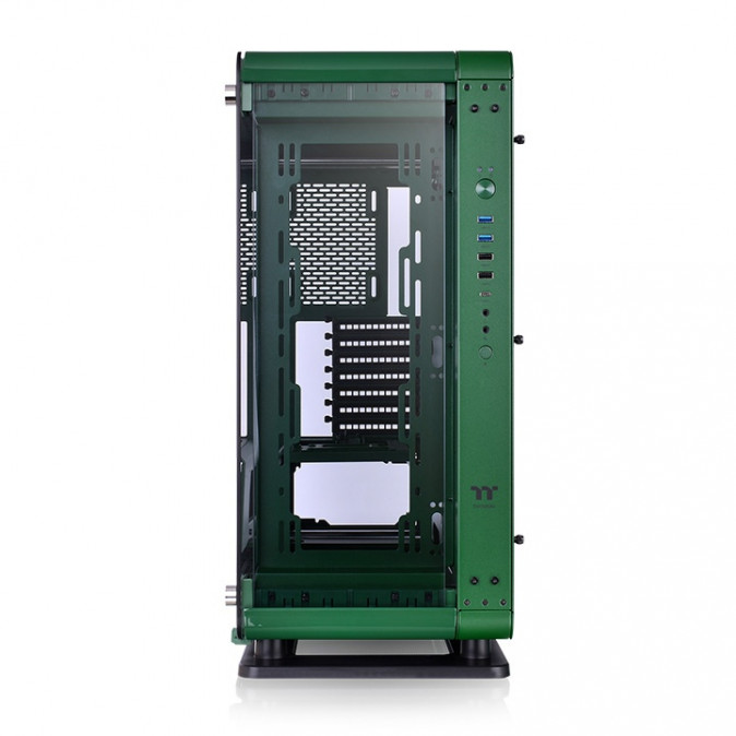 Thermaltake Core P6 TG táp nélküli ablakos MT Mini Tower számítógépház zöld PC
