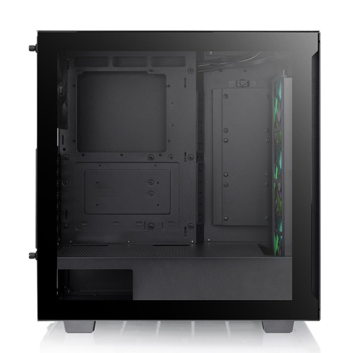 Thermaltake V350 TG ARGB Air táp nélküli ablakos Mid Tower számítógépház fekete PC
