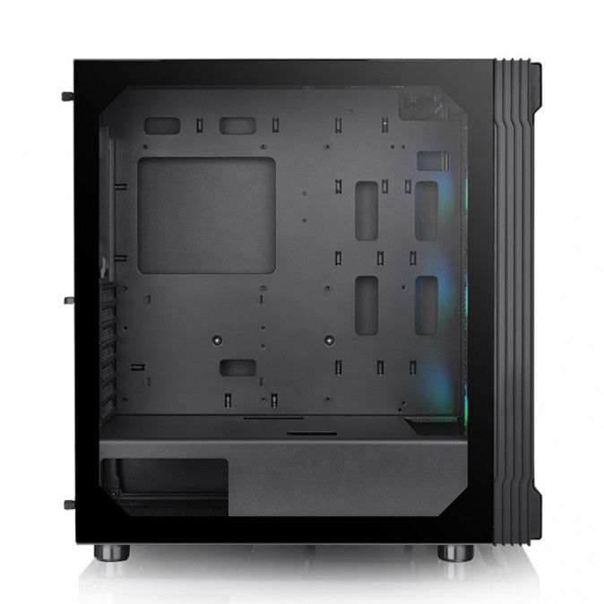 Thermaltake Versa T27 TG ARGB táp nélküli ablakos Full Tower számítógépház fekete PC