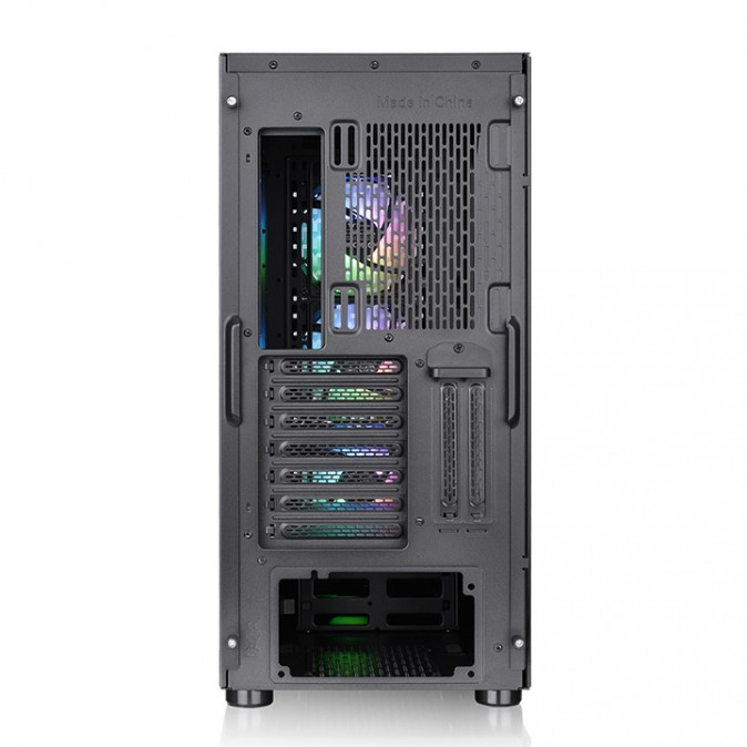 Thermaltake Versa T27 TG ARGB táp nélküli ablakos Full Tower számítógépház fekete PC