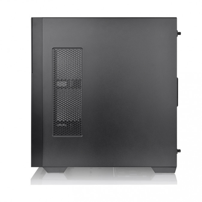 Thermaltake Divider 370 TG ARGB táp nélküli ablakos Mid Tower számítógépház fekete PC