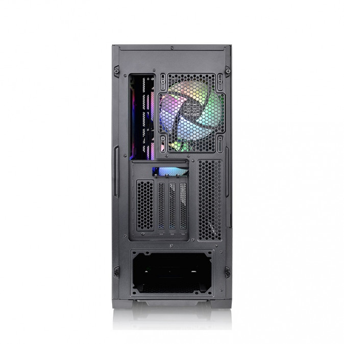 Thermaltake Divider 370 TG ARGB táp nélküli ablakos Mid Tower számítógépház fekete PC