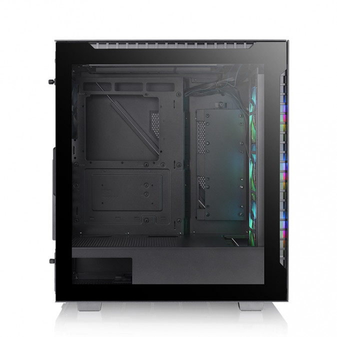 Thermaltake Divider 550 TG Ultra táp nélküli ablakos Mid Tower számítógépház fekete PC