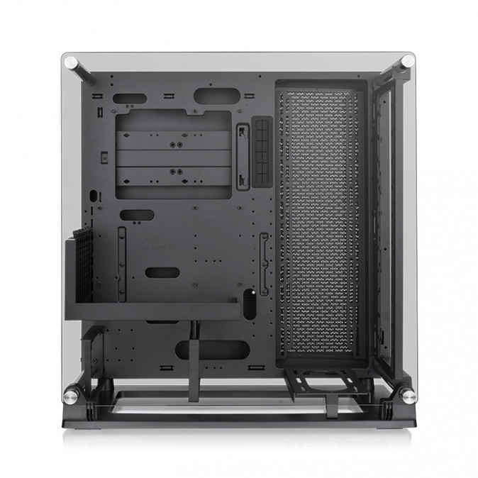 Thermaltake Core P3 TG Pro táp nélküli ablakos Mid Tower számítógépház fekete PC