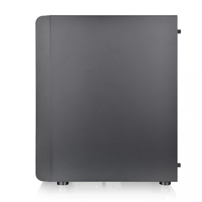Thermaltake S200 TG ARGB táp nélküli ablakos Mid Tower számítógépház fekete PC