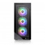 Thermaltake View 200 TG ARGB táp nélküli ablakos Mid Tower számítógépház fekete thumbnail
