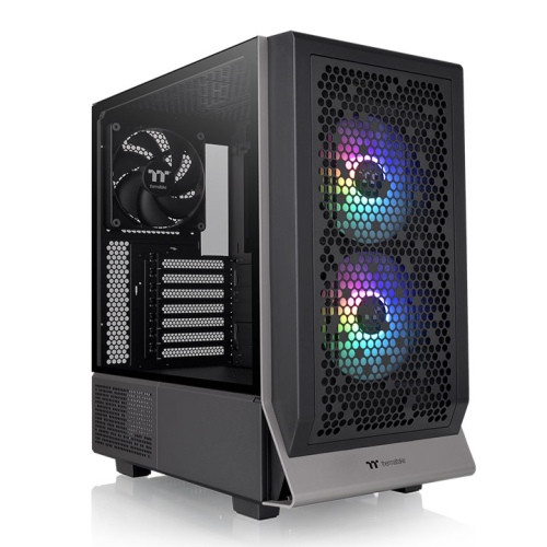 Thermaltake Ceres 300 TG ARGB táp nélküli ablakos Mid Tower számítógépház fekete PC