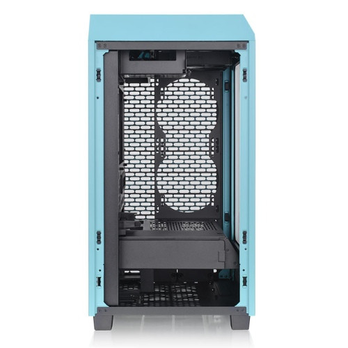 Thermaltake The Tower 200 táp nélküli ablakos MT Mini Tower számítógépház türkiz PC