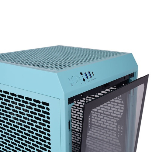 Thermaltake The Tower 200 táp nélküli ablakos MT Mini Tower számítógépház türkiz PC