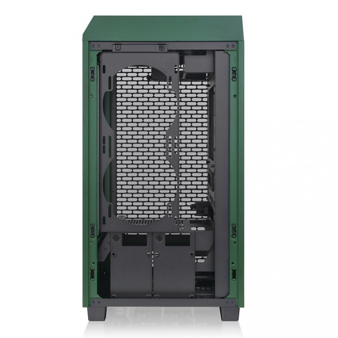 Thermaltake The Tower 200 Racing Green táp nélküli ablakos MT Mini Tower számítógépház PC