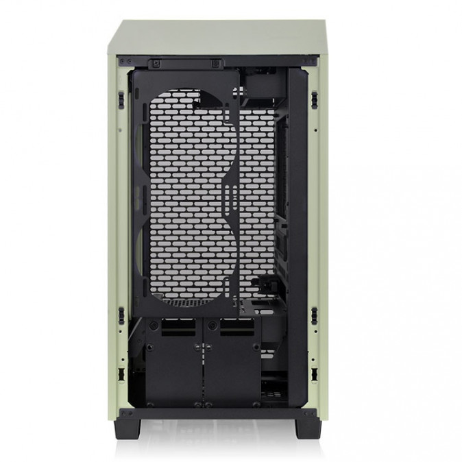 Thermaltake The Tower 200 Matcha Green táp nélküli ablakos MT Mini Tower számítógépház PC