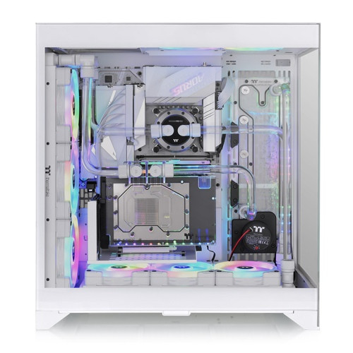 Thermaltake CTE E600 MX Snow táp nélküli ablakos Mid Tower számítógépház fehér PC