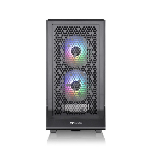 Thermaltake Ceres 330 TG ARGB táp nélküli ablakos Mid Tower számítógépház fekete PC