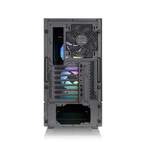Thermaltake Ceres 330 TG ARGB táp nélküli ablakos Mid Tower számítógépház fekete PC