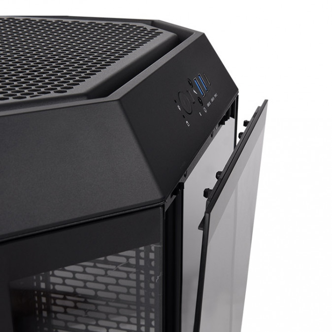 Thermaltake The Tower 300 táp nélküli MT Mini Tower számítógépház fekete PC