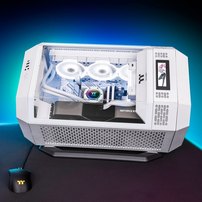 Thermaltake The Tower 300 Snow táp nélküli MT Mini Tower számítógépház fehér PC