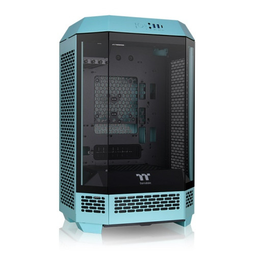 Thermaltake The Tower 300 Turquoise táp nélküli MT Mini Tower számítógépház türkiz PC