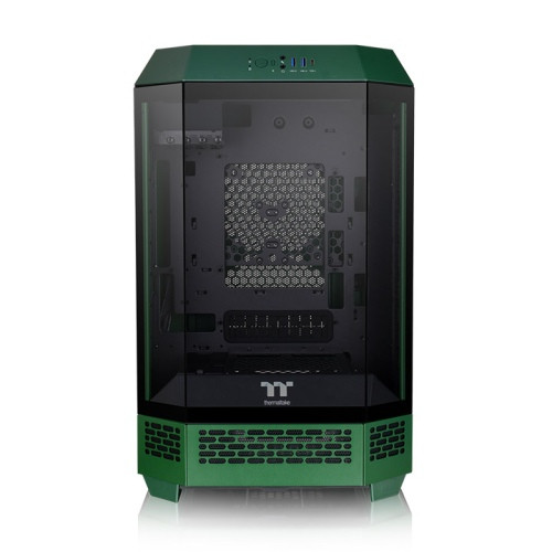 Thermaltake The Tower 300 Racing Green táp nélküli MT Mini Tower számítógépház zöld PC