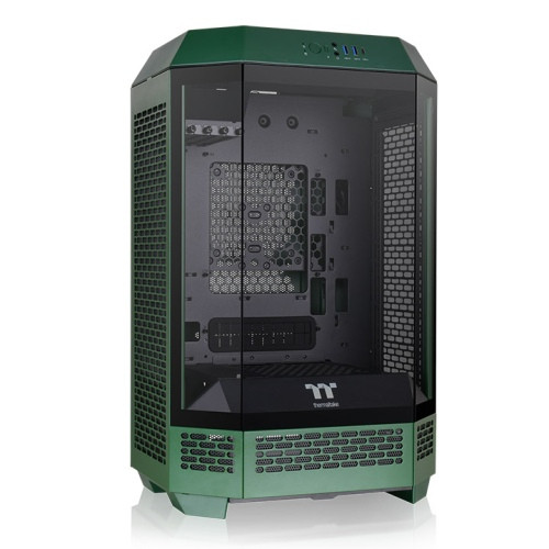 Thermaltake The Tower 300 Racing Green táp nélküli MT Mini Tower számítógépház zöld PC