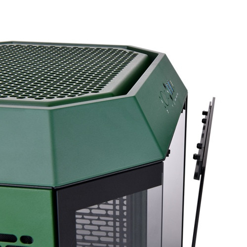 Thermaltake The Tower 300 Racing Green táp nélküli MT Mini Tower számítógépház zöld PC