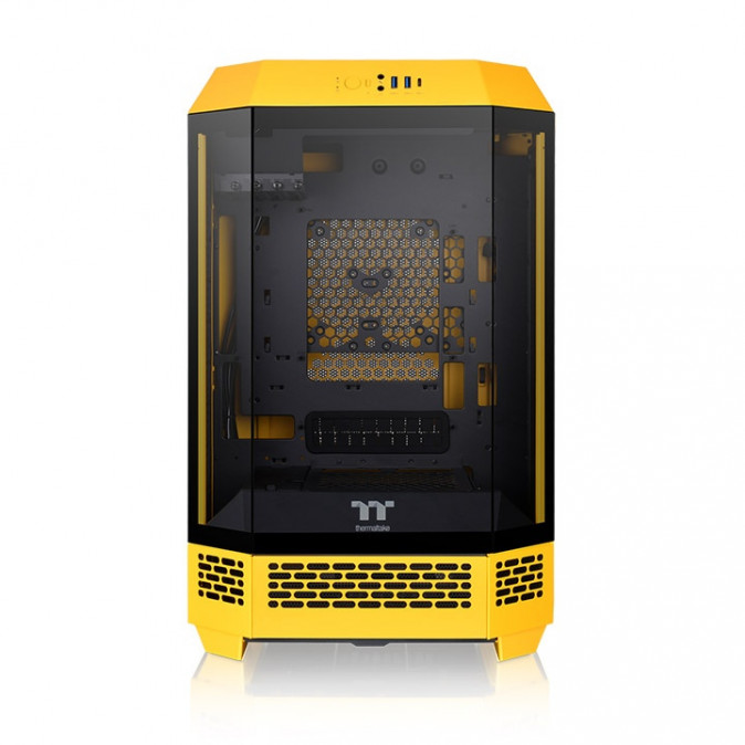 Thermaltake The Tower 300 Bumblebee táp nélküli MT Mini Tower számítógépház sárga PC