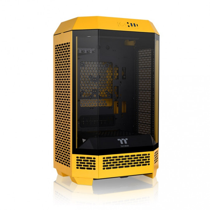 Thermaltake The Tower 300 Bumblebee táp nélküli MT Mini Tower számítógépház sárga PC