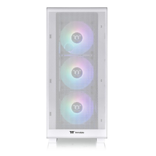 Thermaltake S250 TG ARGB Snow táp nélküli ablakos Mid Tower számítógépház fehér PC