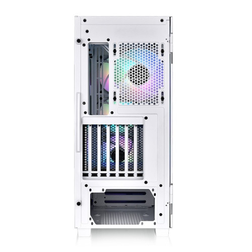 Thermaltake S250 TG ARGB Snow táp nélküli ablakos Mid Tower számítógépház fehér PC