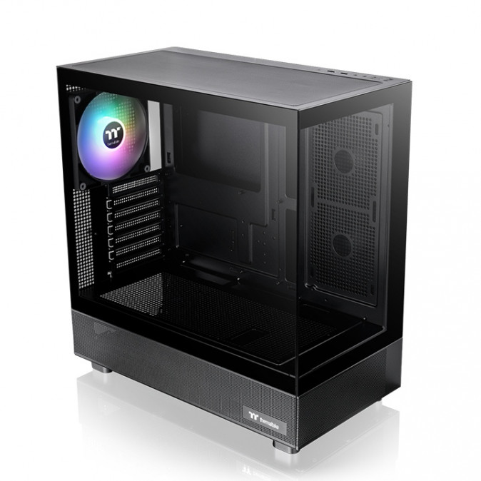 Thermaltake View 270 TG ARGB táp nélküli ablakos Mid Tower számítógépház fekete PC