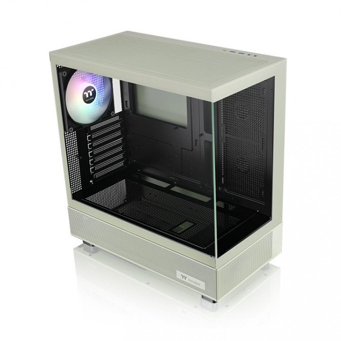 Thermaltake View 270 TG ARGB Matcha Green táp nélküli ablakos Mid Tower számítógépház zöld PC