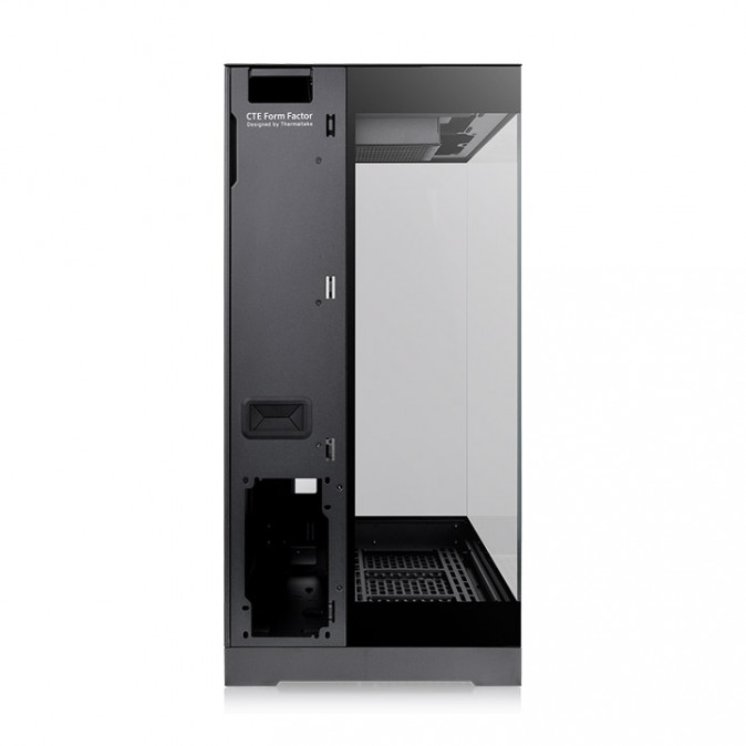 Thermaltake CTE E550 TG Black táp nélküli Mid Tower számítógépház fekete PC