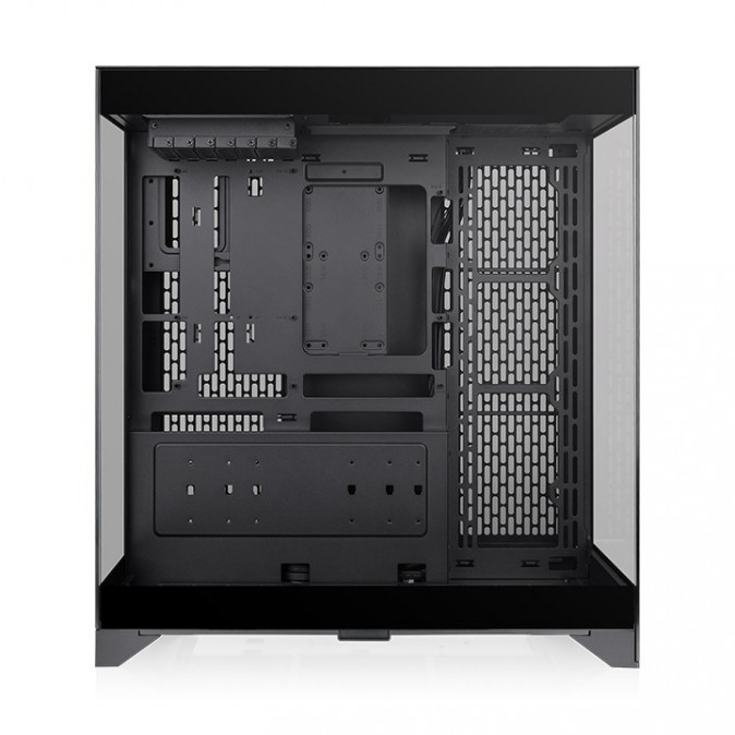 Thermaltake CTE E550 TG Black táp nélküli Mid Tower számítógépház fekete PC