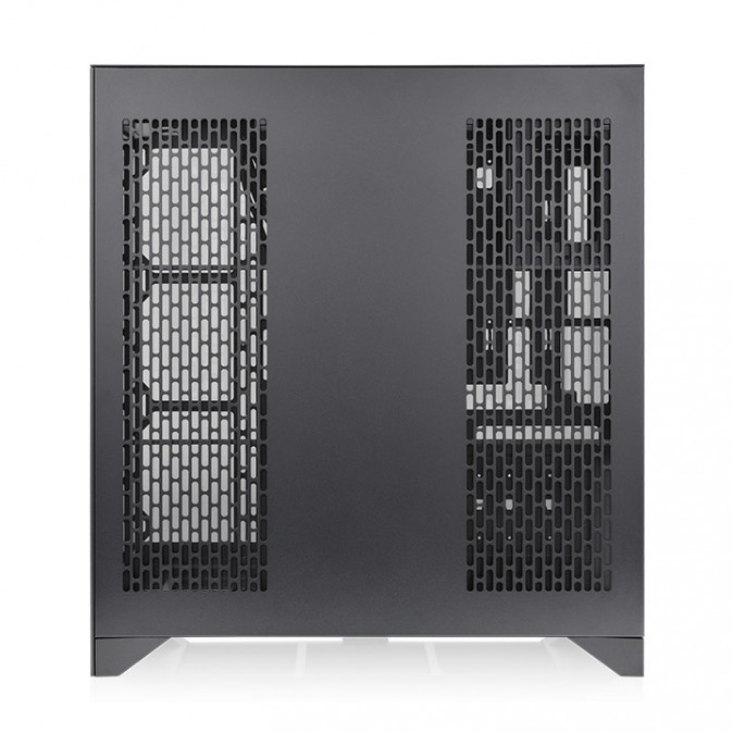 Thermaltake CTE E550 TG Black táp nélküli Mid Tower számítógépház fekete PC