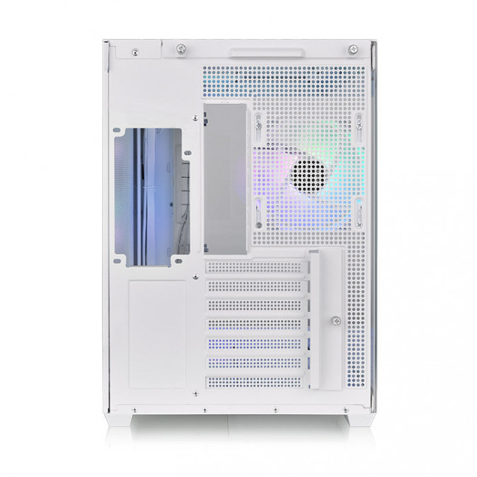 Thermaltake View 380 TG ARGB Snow táp nélküli ablakos Mid Tower számítógépház fehér PC
