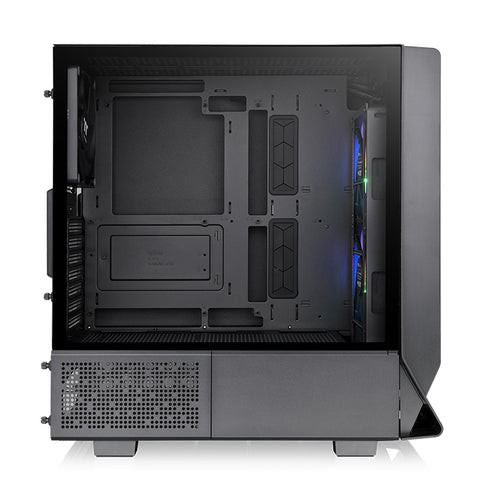 Thermaltake Ceres 350 MX Black táp nélküli ablakos Mid Tower számítógépház fekete PC