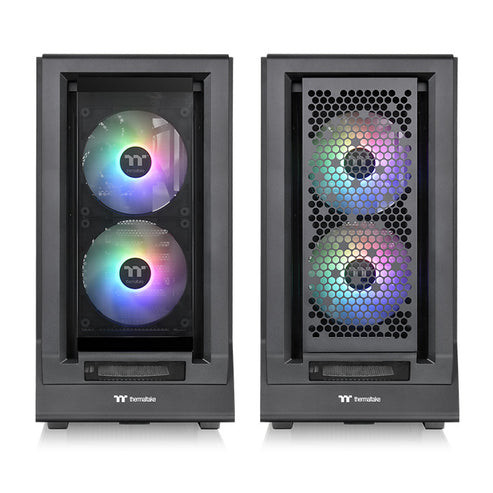 Thermaltake Ceres 350 MX Black táp nélküli ablakos Mid Tower számítógépház fekete PC
