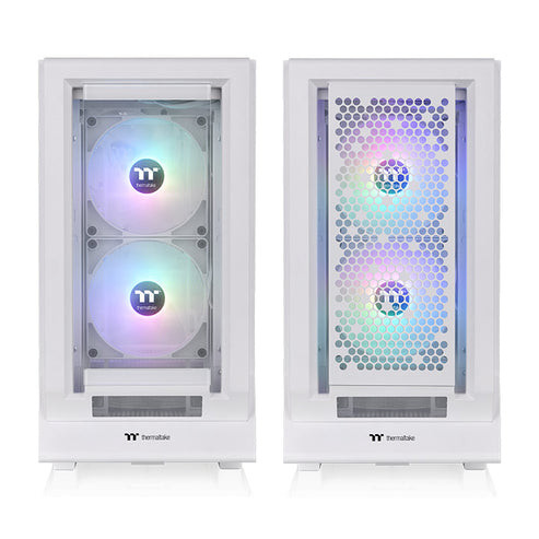 Thermaltake Ceres 350 MX Snow White táp nélküli ablakos Mid Tower számítógépház fehér PC