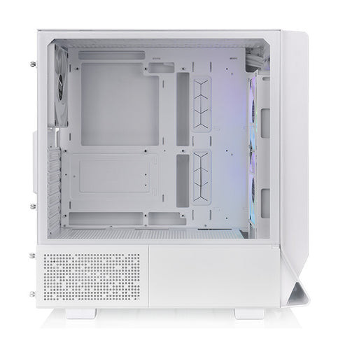 Thermaltake Ceres 350 MX Snow White táp nélküli ablakos Mid Tower számítógépház fehér PC