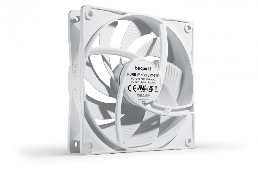 Be quiet! Pure Wings 3 120mm PWM high-speed White PC