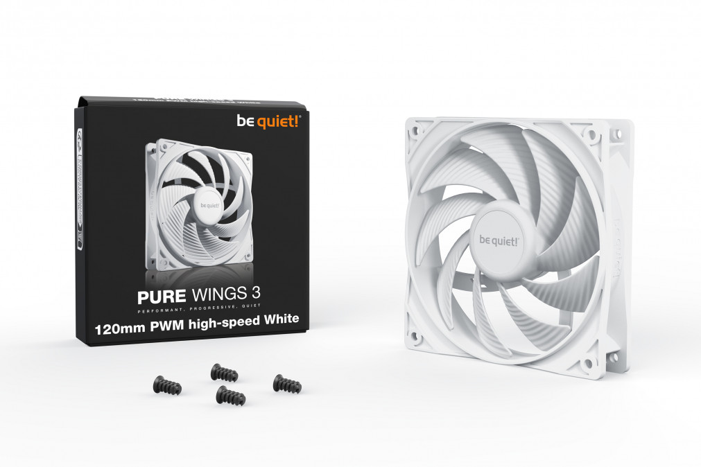 Be quiet! Pure Wings 3 120mm PWM high-speed White PC