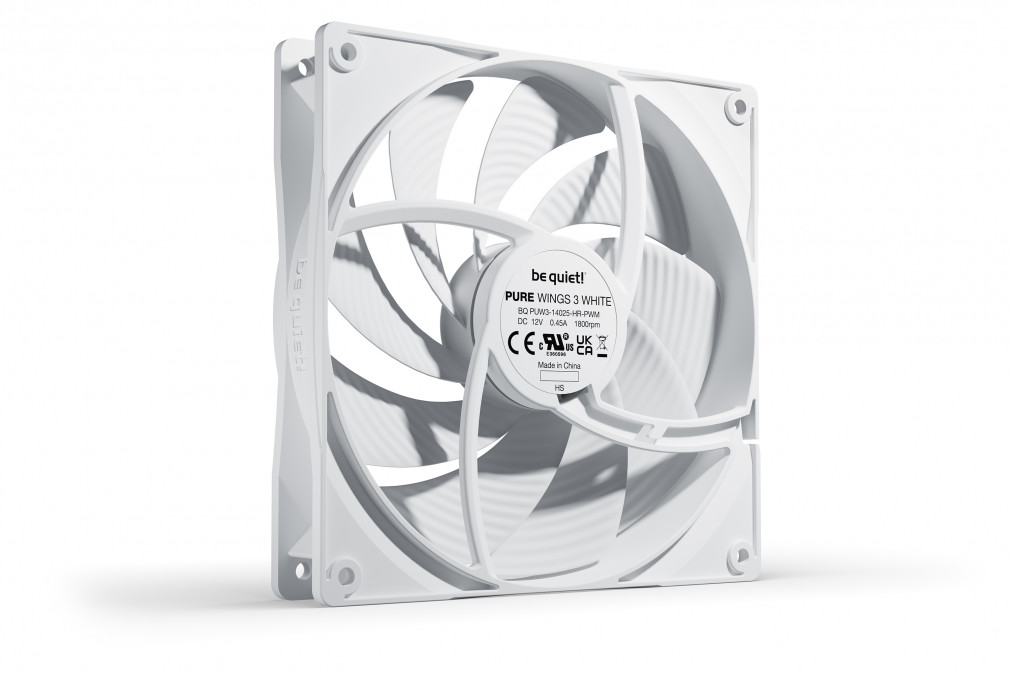 Be quiet! Pure Wings 3 140mm PWM high-speed White PC