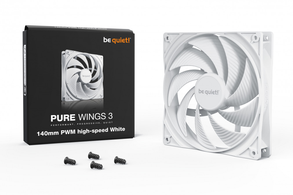 Be quiet! Pure Wings 3 140mm PWM high-speed White PC