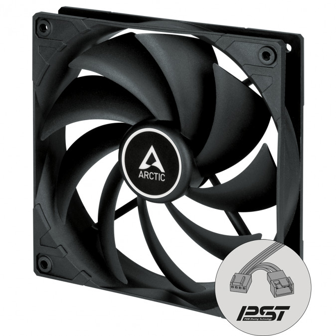 Arctic F14 PWM PST CO Case Fan Black PC