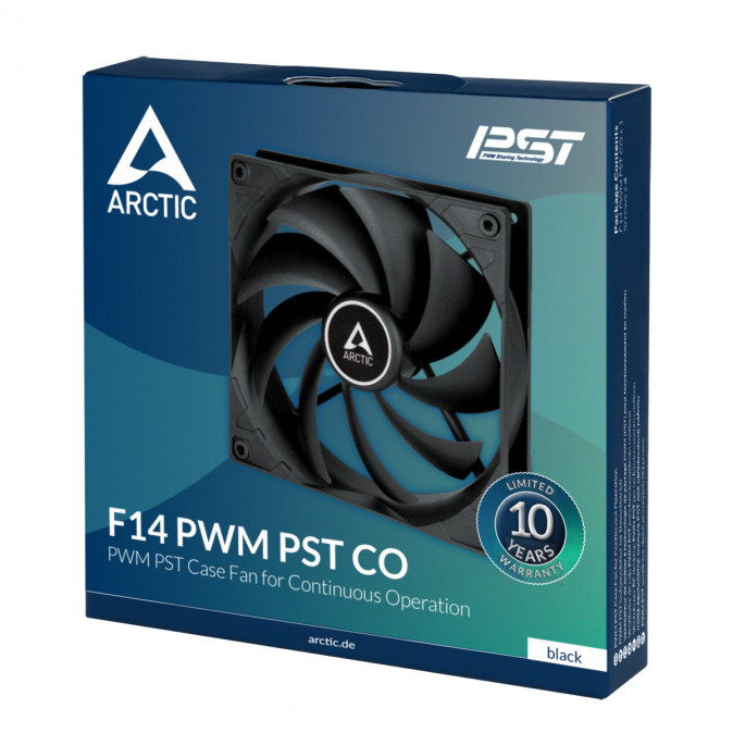 Arctic F14 PWM PST CO Case Fan Black PC